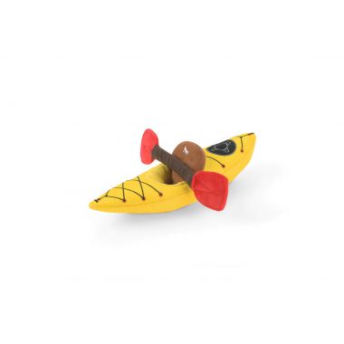 Zabawka funkcjonalna dla psa P.L.A.Y. Kajak w kolorze żółtym